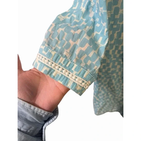 Boden Size 4 Blue Dress Tunic 3/4 Sleeves - Picture 6 of 6